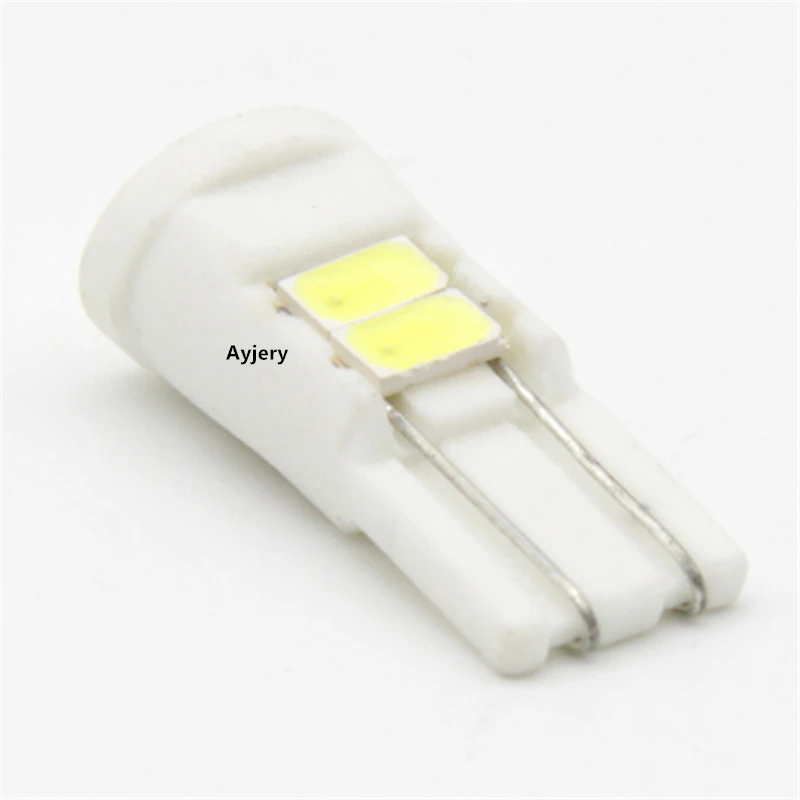AYJERY, 50 шт в наборе 12V Керамика T10 5730 6 SMD W5W 194 168 авто интерьер настольная лампа автомобиля Клин лампочки 5730 инструмент светильник стайлинга автомобилей