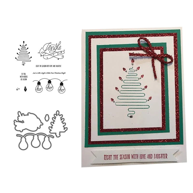 

Metal Cutting Dies and Rubber Stamps for Scrapbooking HO Bulbs Light Craft Stencil Card Make Album Sheet Decoration 2019 Die Cut