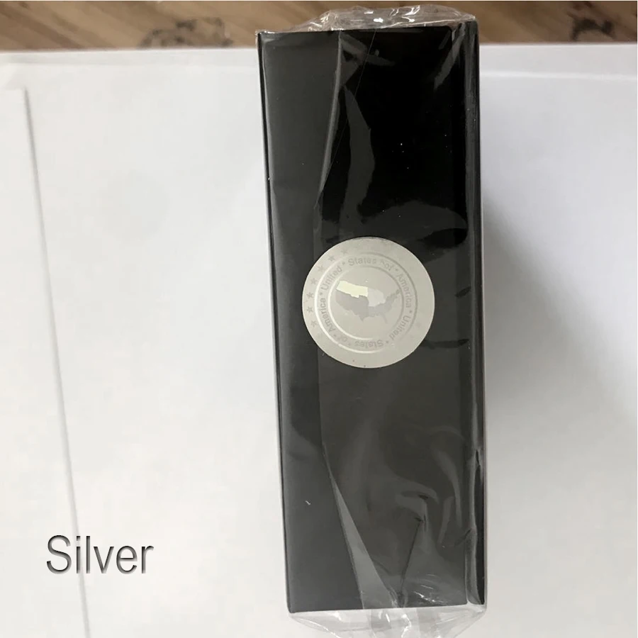 Соединенные Штаты Америки голографические наклейки в 20 мм золото серебро дизайн голографические предупреждающие наклейки пустоты после удаления - Цвет: SILVER
