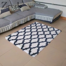 Zeegle плюшевые ковры и коврики для гостиной Противоскользящий прикроватный коврик из полиэстера мягкий коврик для дивана коврик для ног коврик для прихожей