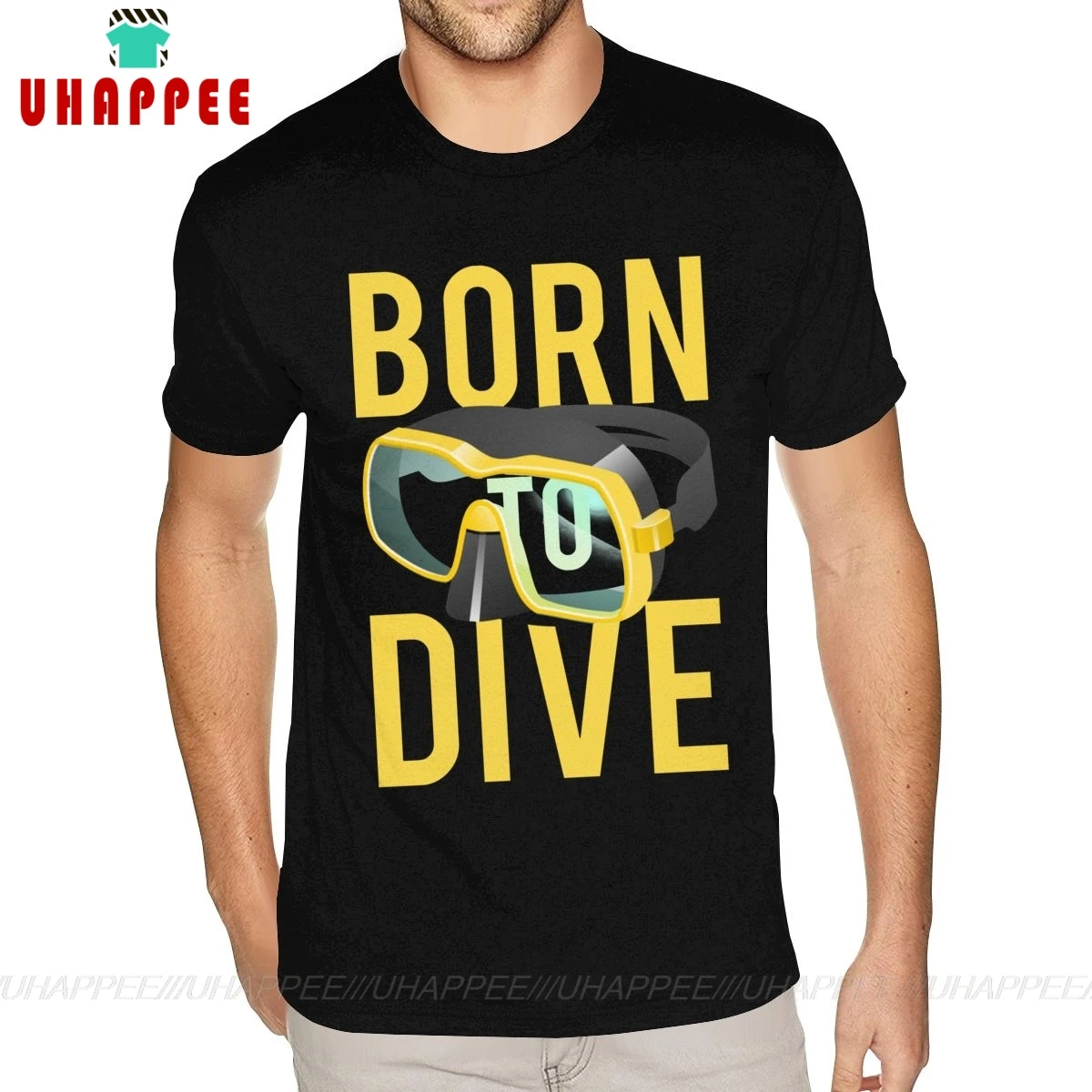 Белая мужская футболка с коротким рукавом и круглым вырезом из хлопка|Футболки| |