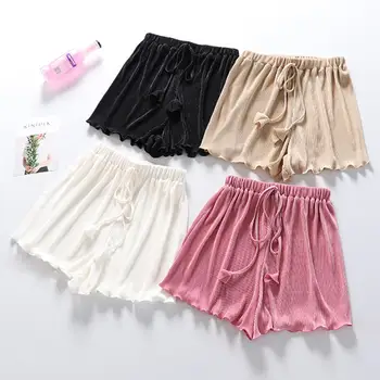 

Summer Shorts Women Clothing Casual High Waist Pleated Mini Shorts Sexy Loose Party Beach Wide Leg Short Shorts Outerwear Q2343