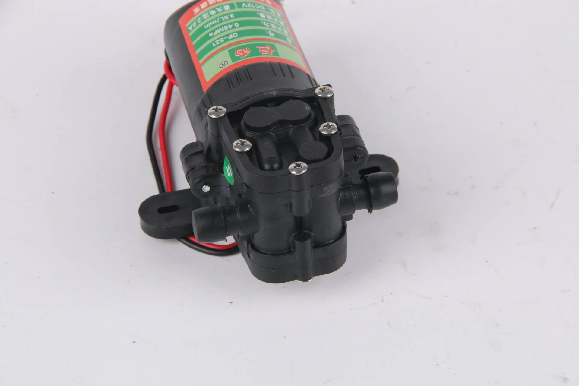 DC 12 В 70PSI 3.5L/мин сельскохозяйственный Электрический водяной насос черный микро высокого давления мембранный Водяной опрыскиватель Автомойка 12 В 0,48 МПа