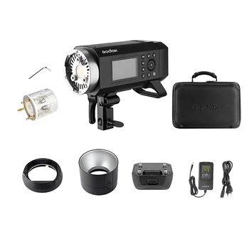 

Godox AD400Pro Witstro All-In-One Outdoor 400ws GN72 Flash TTL 1/8000 HSS 2.4 Wireless X System Lithium Battery for DSLR Cameras