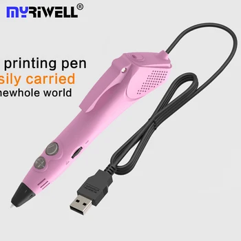 

Myriwell 3D Printing Pen Low Temperature 3D Pen with Free PCL Filament Kids Gift for Christmas birthday present