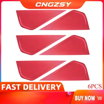 

6PCS Car Vinyl Wrap Film Stick Squeegee Scraper Carbon Fiber Sticker Wrapping Aid Tool Window Tint Clean Vinyl Applicator A31R