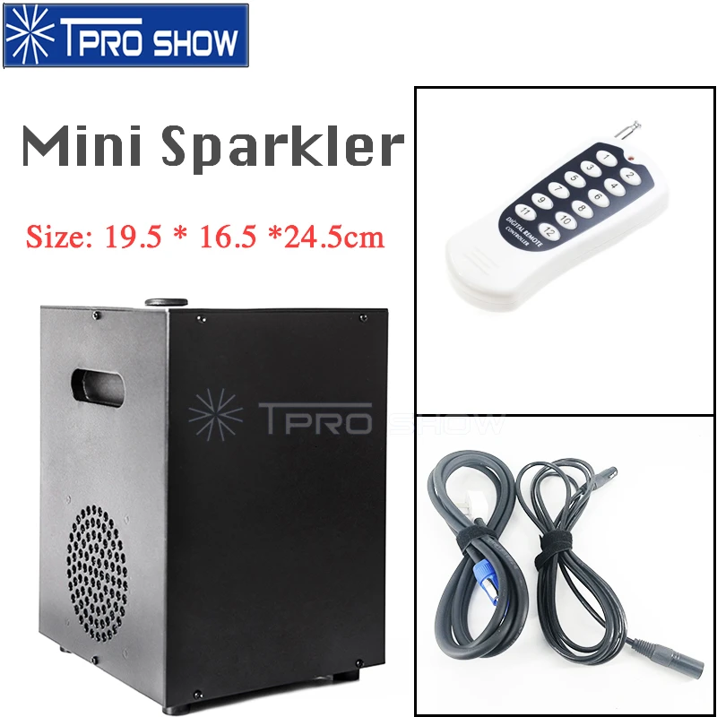 

Wedding Sparklers Cold Fireworks Machine Remote Control Pyrotechnics Spark Fountain 400W DMX Stage Special Effect Equipment