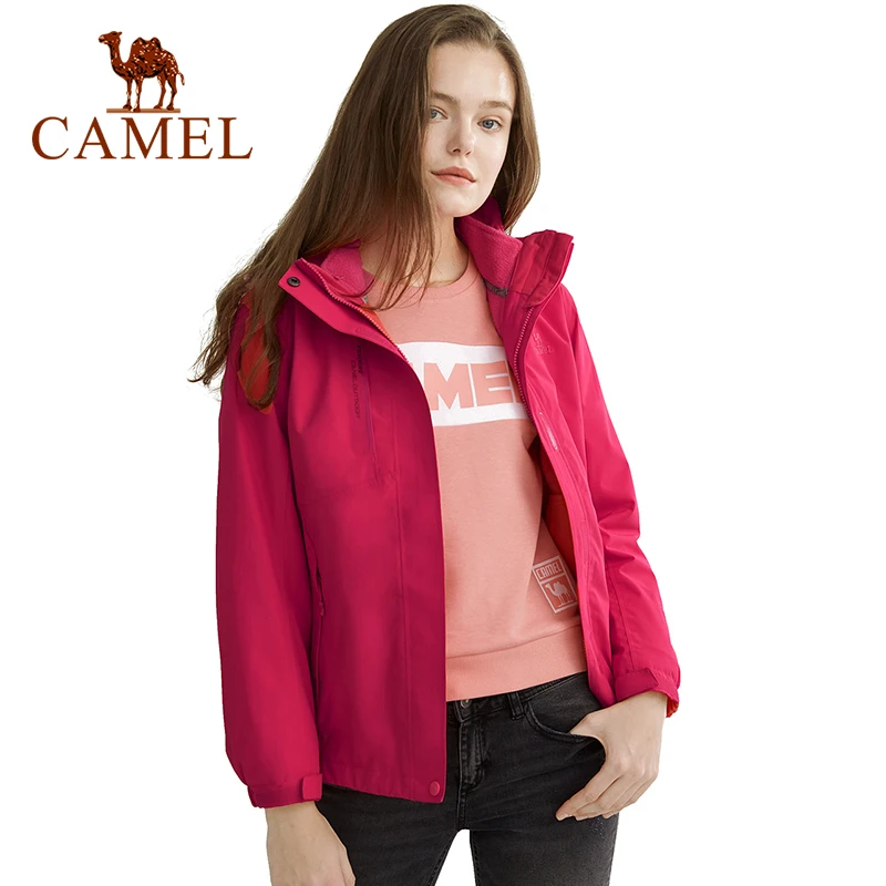 Зимняя мужская и женская утепленная куртка CAMEL уличная походная с теплой