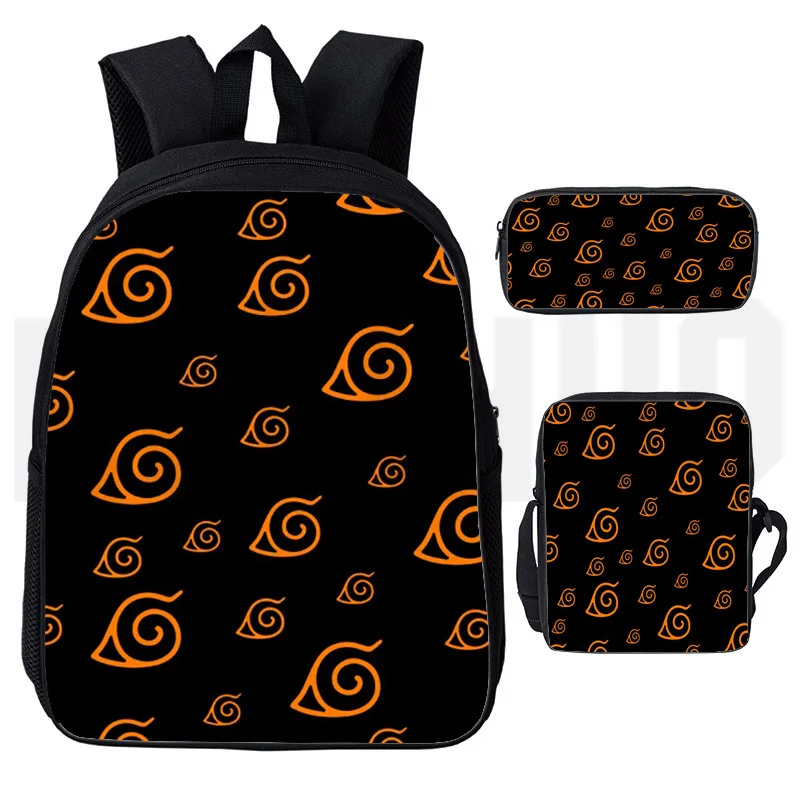 Mochila Аниме Наруто рюкзак для мужчин Akatsuki Itachi Sharingan Lunchbag ручка чехол 3D принт