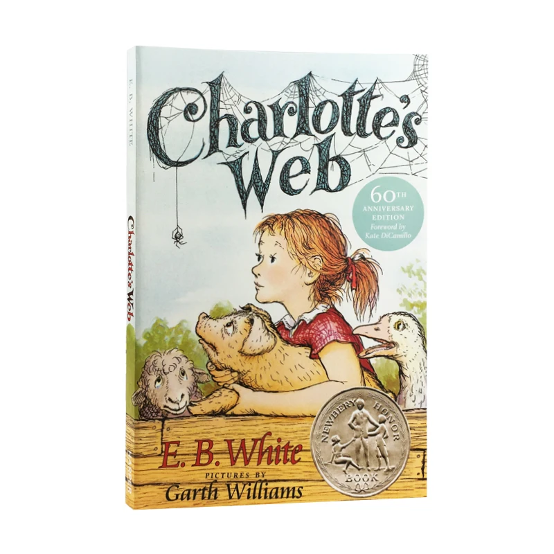 

Charlotte's Web English Fiction book for adult bestsellers Books Newbury Prize for Children's Literature Books E B White