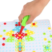 Детские игрушки, дрель-головоломка, сделай сам, винтовая группа, игрушки, детский набор, пластиковый мальчик, мозаика, дизайн, строительная игрушка, развивающие игрушки