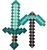 60 см Высокое качество безопасные мечи EVA идеальные мечи Алмазный длинный нож вечерние игрушки Рождественские крутые подарки для детей - Цвет: green swords pick