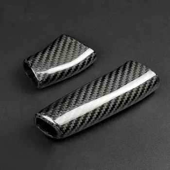

Decoration Handbrake Cover Fiber Hand Grip Trim For Mercedes Benz W169 W245