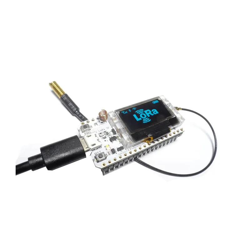 Мини 433/868/915MZ IOT Lora шлюз LoraWan SX1301 для Raspberry Pi с ESP32 Lora Node/STM32 Lora node/Iot умный дом - Цвет: WIFI LORA 32  433