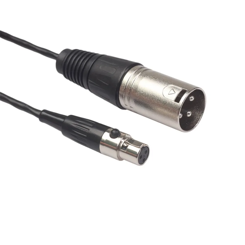 Mini XLR 3 Pin Female To 3 Pin видео Кабель-адаптер мужской/женский для Blackmagic Pocket cinema 4K камера аудио линия