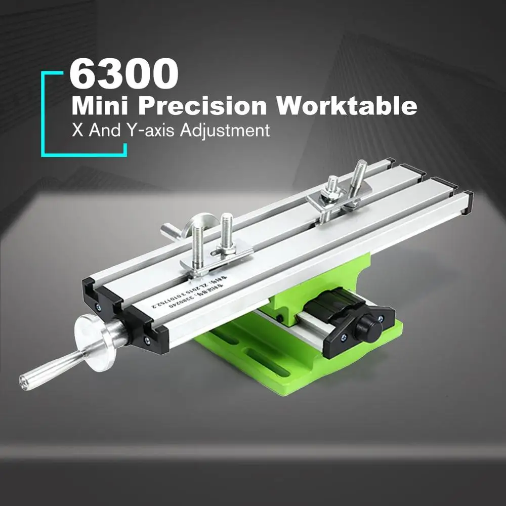 

6300 Mini Precision Multifunction Worktable Bench Vise Fixture Drill Milling Machine X And Y-axis Adjustment Coordinate Table