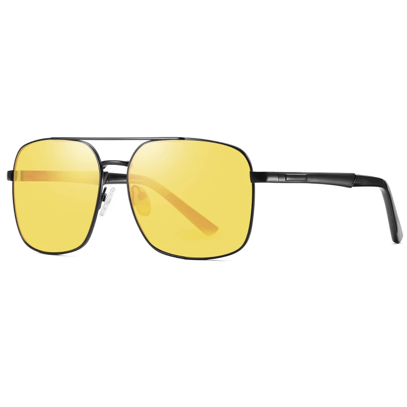 Yellow Новые мужские винтажные Поляризованные солнцезащитные очки, модное красочное Золотое металлическое обрамление, солнцезащитные очки, Женские водительские очки для вождения, пляжные оттенки 171 - Цвет линз: Yellow