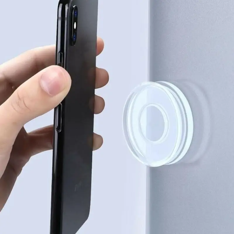 

2/5pcs Universal Phone Holder for Wall Car Mobile Phone Stand Strong Adsorption Gel Pad Desk Sticker Paste Tablet Holder Stand