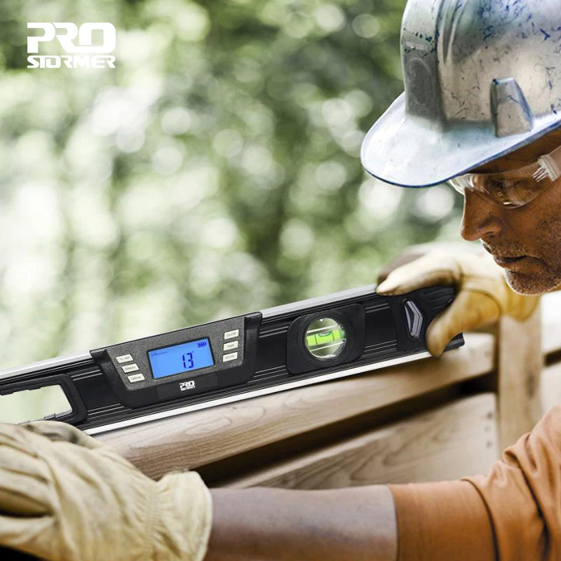 Цифровой транспортир угловой искатель с магнитами 360 градусов Инклинометр электронный спиртовой уровень наклон тестовая линейка от PROSTORMER|Приборы для измерения уровня|   | АлиЭкспресс