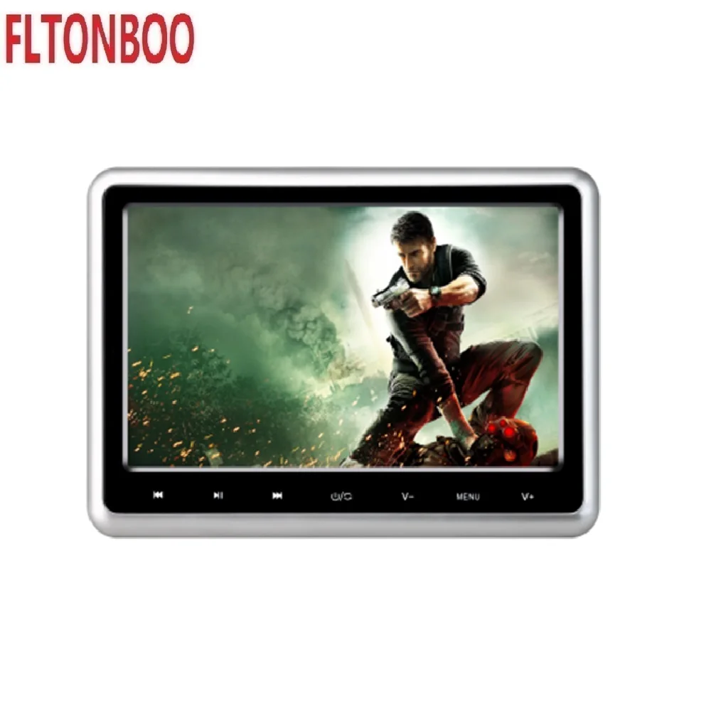 9 дюймов HD цифровая TFT сенсорная кнопка 1080p видео подголовник автомобиля dvd-плеер