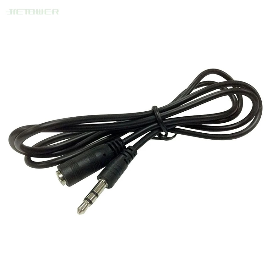 500pcs Stereo AUX Audio Headphone Extension Cables 3 5mm Jack Male to Female Extension Earphone Line for Computer Mobile Phone