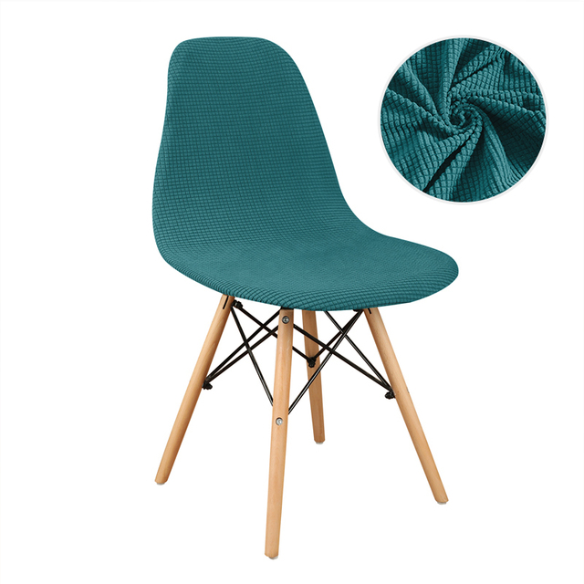 Pcs Velvet fabric Bar Chair Cover Washable Removable Seat Cover Armless Shell Chair Covers for Banquet Home Hotel