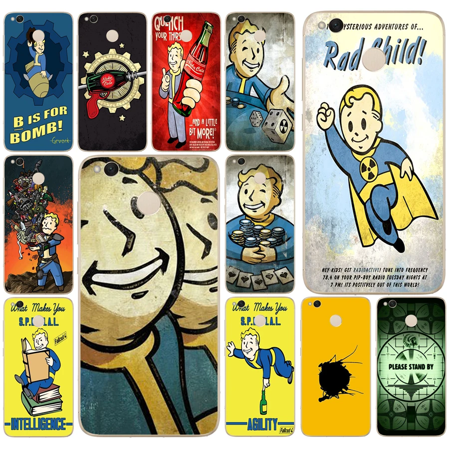 

31DD Black Isle Studios game Fallout Soft Silicone Cover Case for Xiaomi Xiaomi Redmi 4a 5 plus Note 4 4x 5a pro mi a1 case