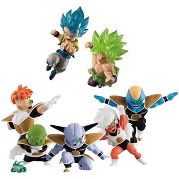 

7 Pcs/set Dragon Ball Kenu Special Forces Guldo Ginyu Jeice Recoom PVC Sculpture Action Figure Model Candy Toy X5427