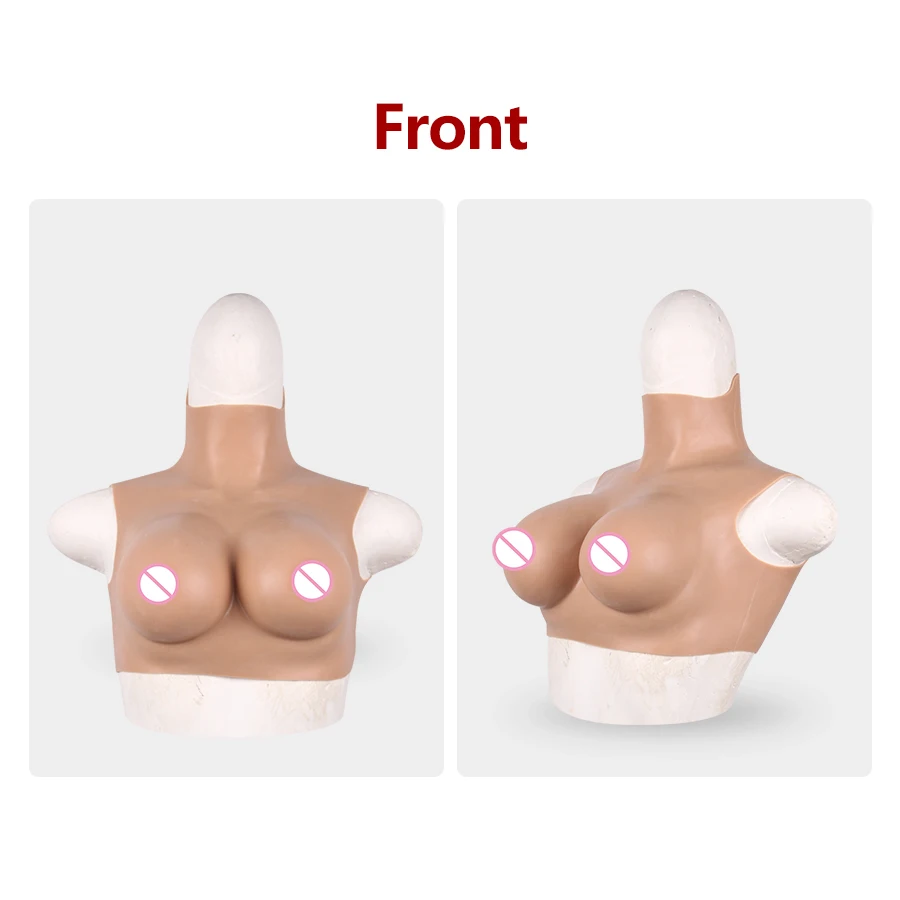 80C High quality Silicone breast form for crossdresser Crossdressing props realistic boob breast enhancer tit drag 3