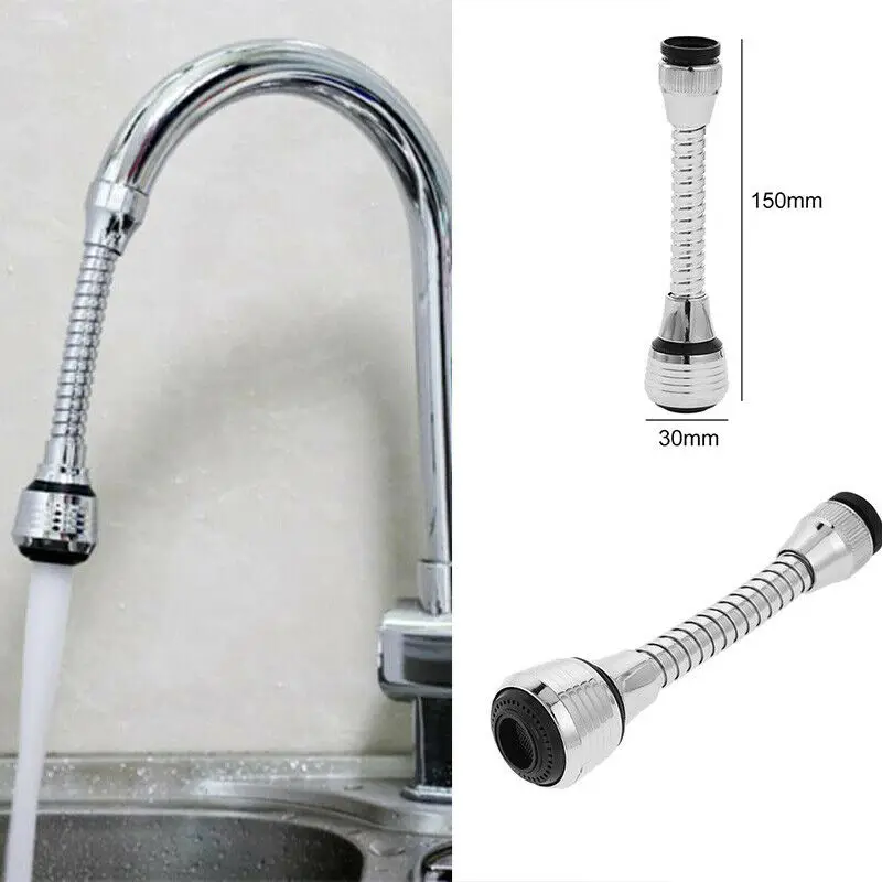 para Kitchen Bathroom Sink Sprayer Solina Tap Extension Hose Flexible Water Saving 2 piezas Extension Flow Regulator Tap Strainer 