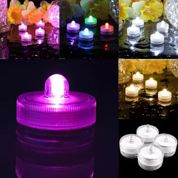 

4X Saving Submersible LED Vase Floral Tea Light Party Wedding Decoration