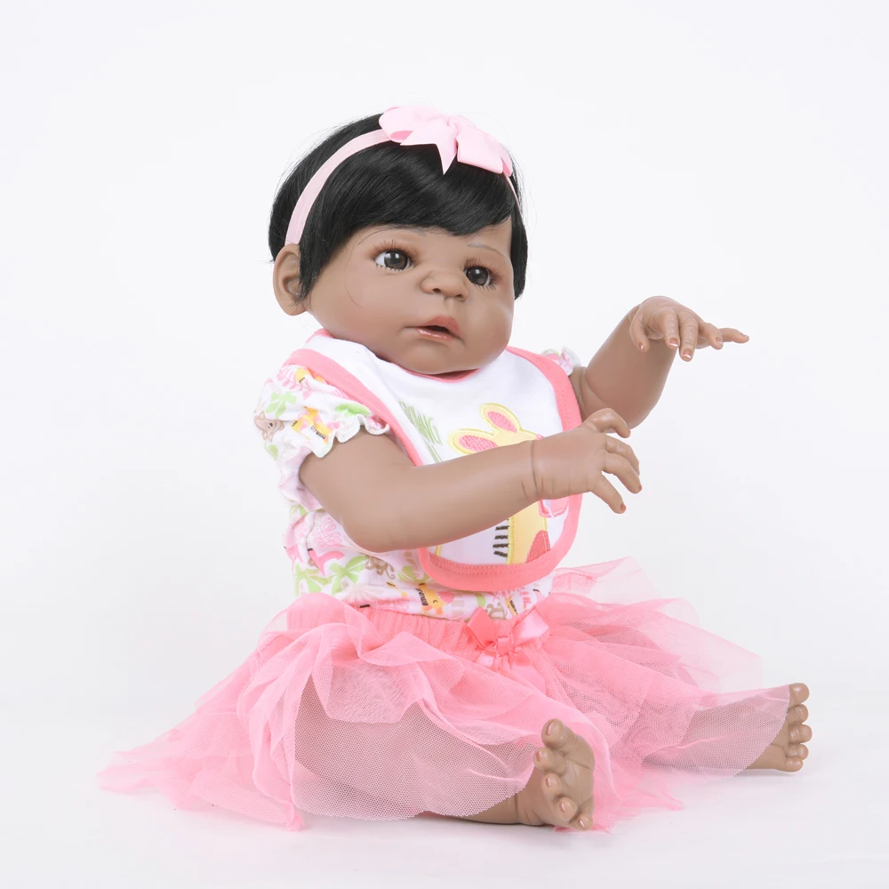 55 см имитация принцессы Bebe Reborn baby girl куклы мягкий полный силиконовый корпус водонепроницаемый Reborn дети Playmate ребенок подарок на день рождения