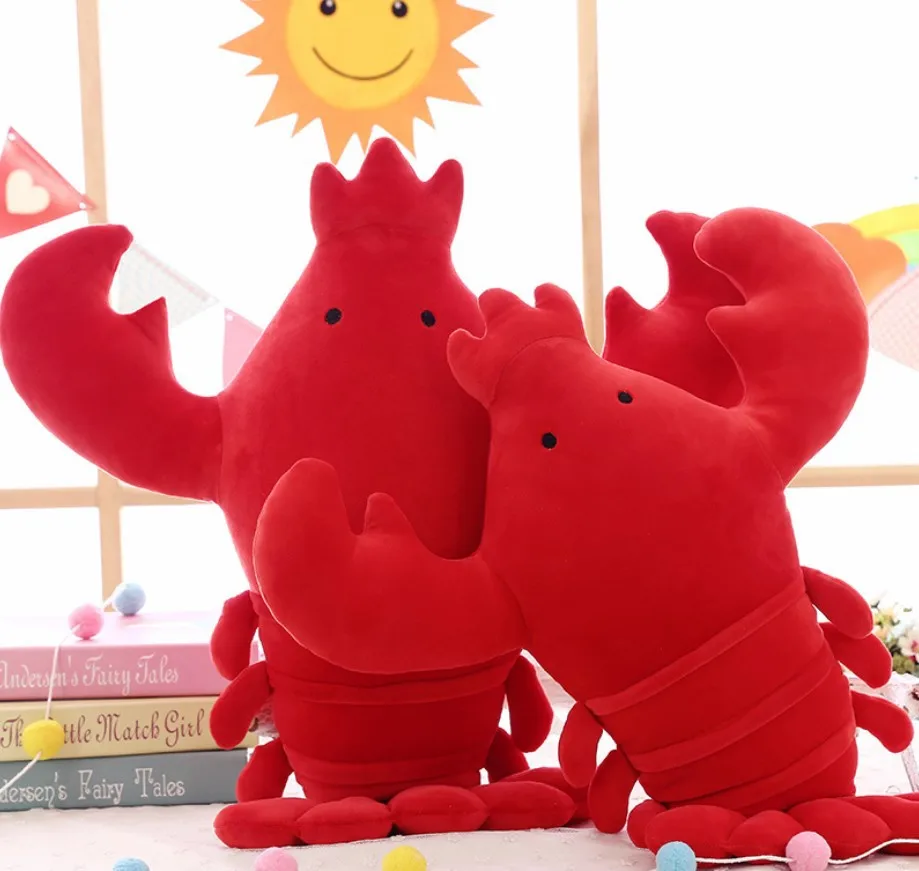 

Douyin Creative Crayfish Plush Toys Activity Gift Doll Cute Pillow Crane Machines Doll Processing Customizable