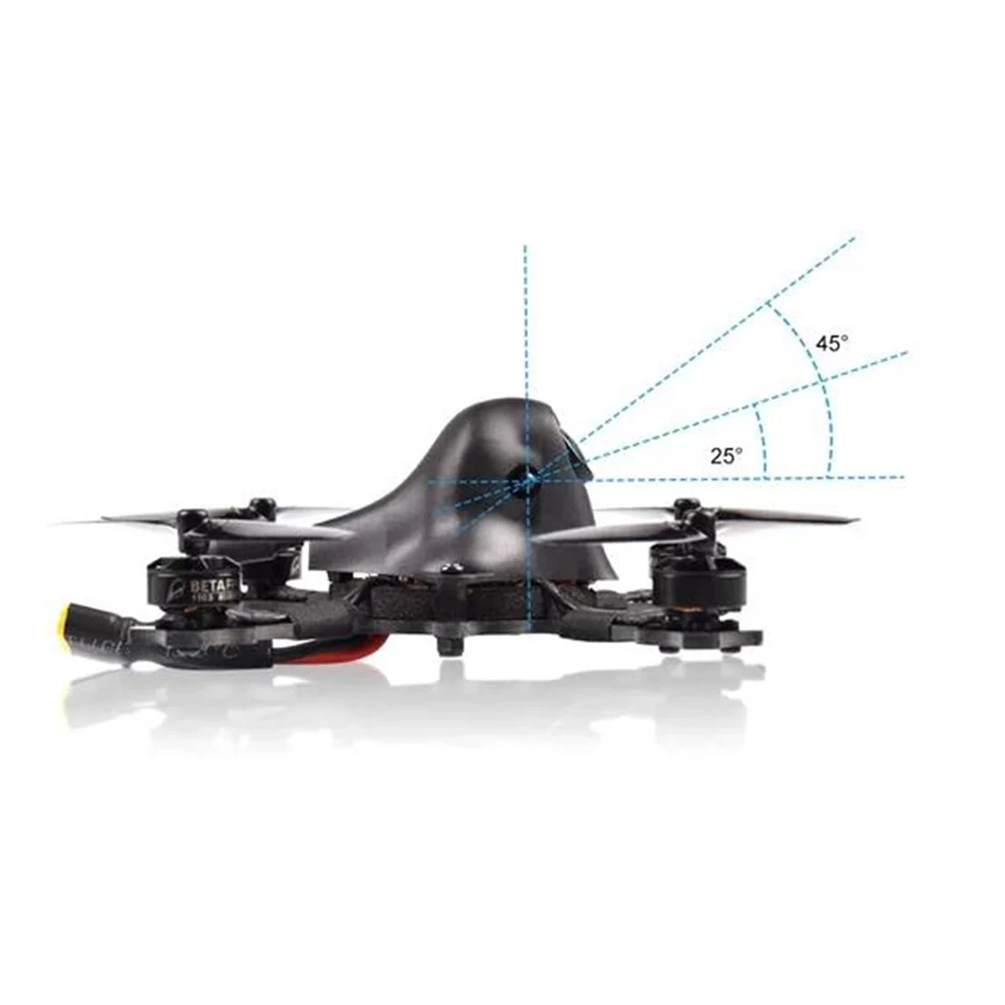 BETAFPV HX100 100 мм 2-3S FPV гоночный Квадрокоптер из углеродного волокна с F4 2-4S AIO 12A Контроллер полета Nano V2 камера 5,8G VTX