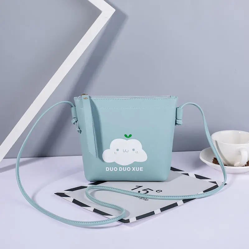 2020 new cute cloud print shoulder bag fashion small shoulder bag girl clutch bag children messenger bag girl Mujer Bolsas