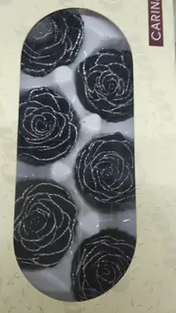 

6PCS/BOX High-Quality Chanson Series Rose Diameter 5--6cm Eternal Life Rose Preserved Flowers DIY Material Bag Keychain Grade A