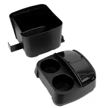 Универсальный автомобильный мусоросборник большой емкости, Многофункциональный черный мусорный бак, пластиковый материал, дизайн, нетоксичный, безвкусный