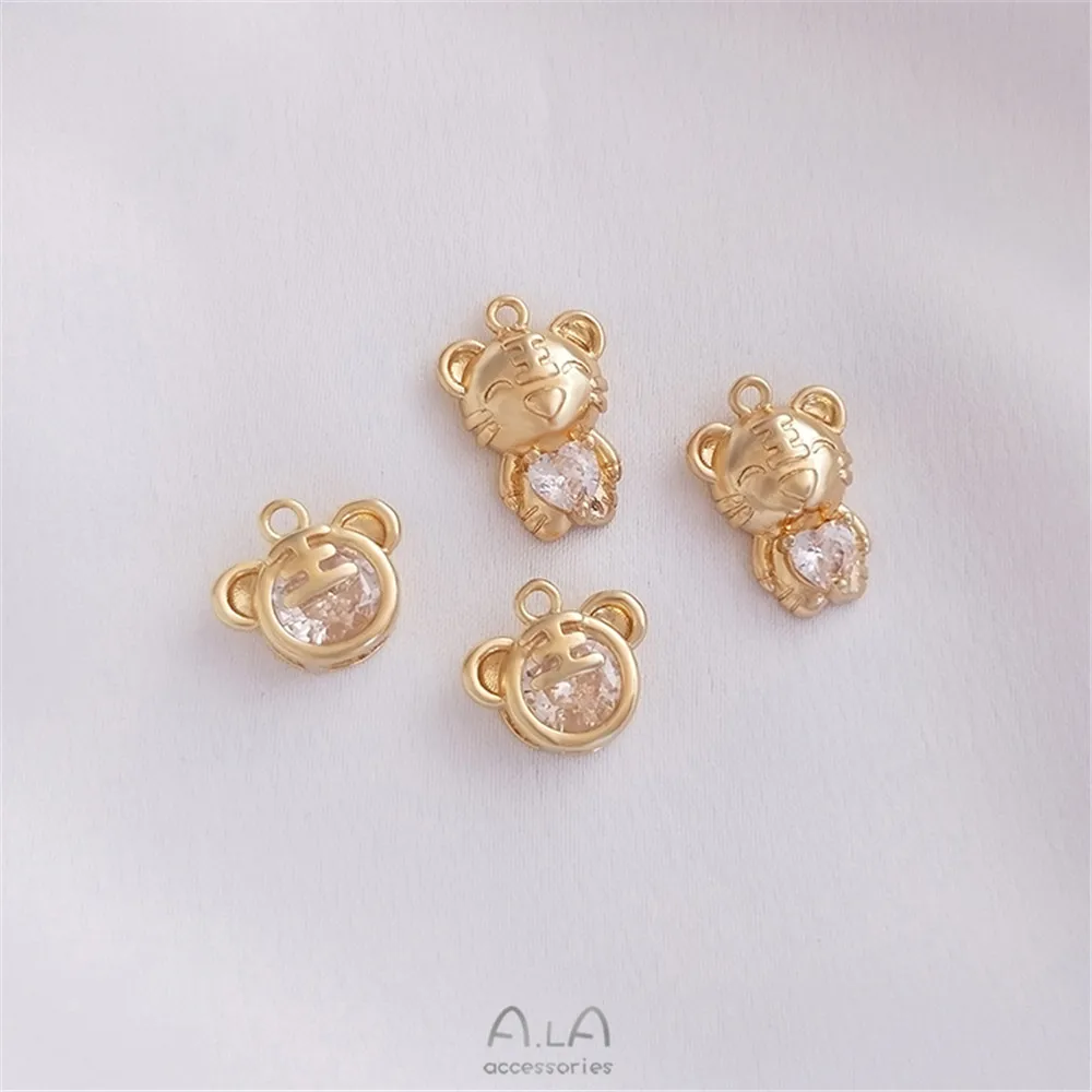 14K позолоченная циркониевая подвеска