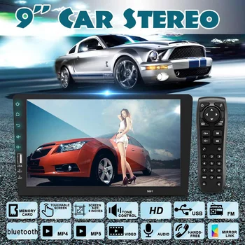 

9" 1080P Car Multimedia Player Android Car Stereo Radio bluetooth WIFI Audio Mirrorlink MP5 MP4 Player With Remote Control USB