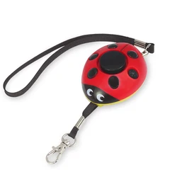 Alarme d'auto défense, 130db, coccinelle, pour fille et femme, alerte de protection personnelle, alarme de sécurité, porte clé, alarme d'urgence forte 