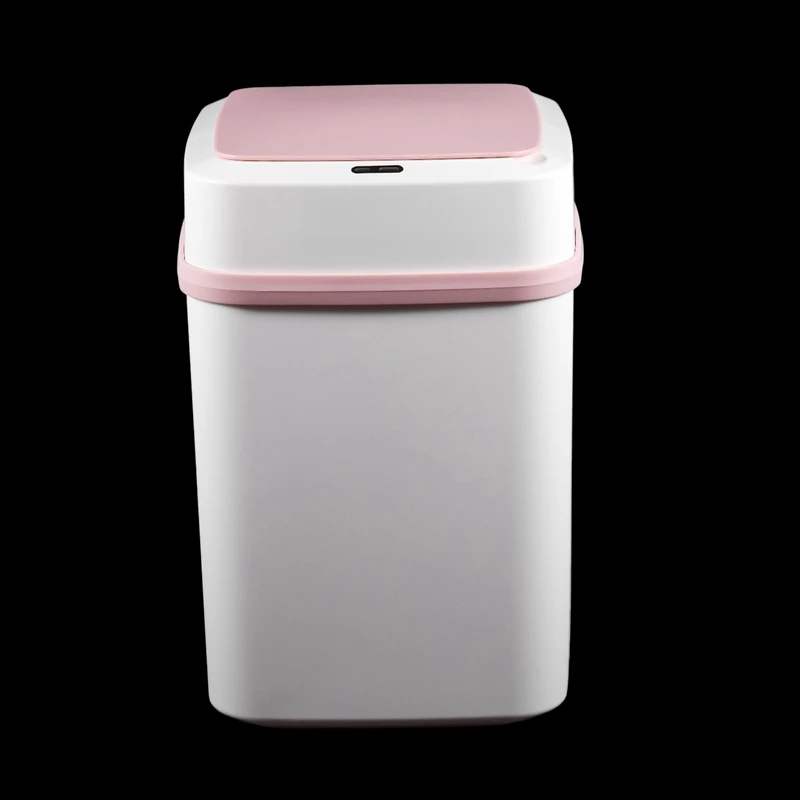 Automatic Intelligent Sensor Smart Trash Can Dustbin Lid Motion Detector Kitchen Bedroom Energy-Saving No Noise 10L Battery