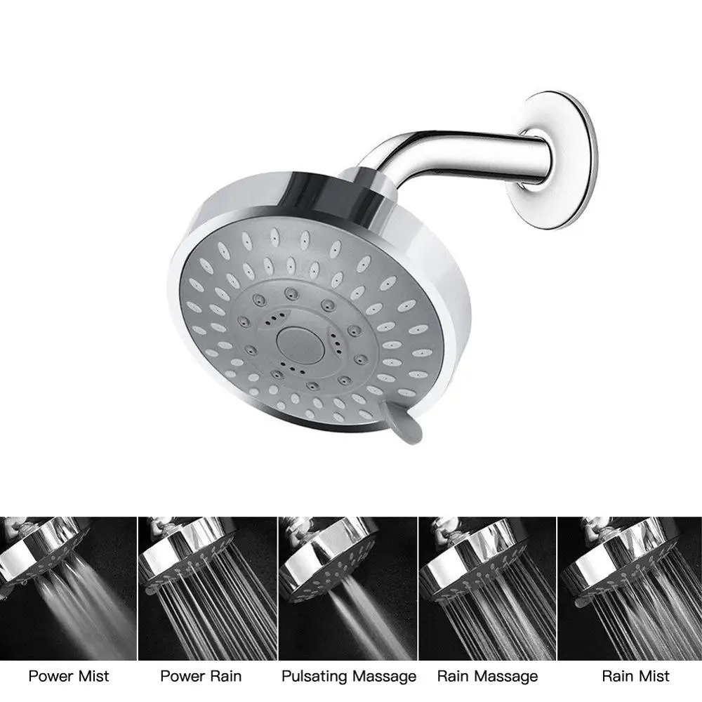 

High Quality Pressure Rainfall Shower Head Shower Head Water Saving Filter Spray Nozzle High Pressure Water Saving