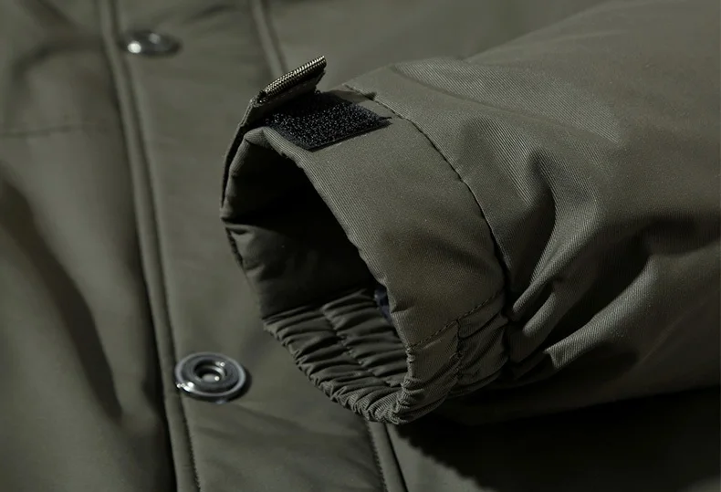 Мужской пуховик jaqueta masculina с капюшоном, меховой воротник, съемная подкладка, теплый пуховик средней длины размера плюс, зимний утепленный S-6XL