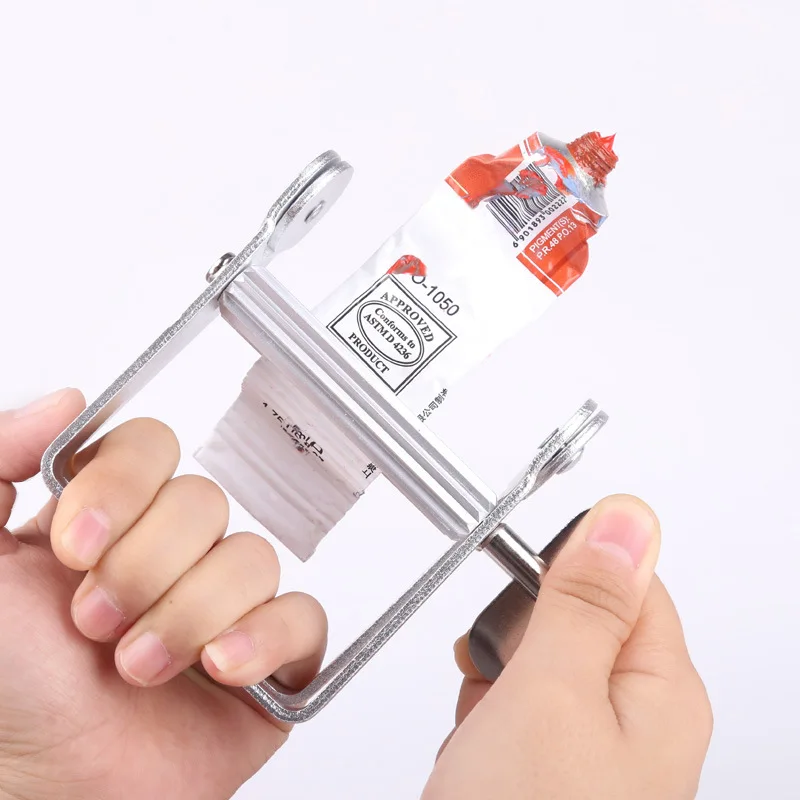

[ZHONGSHENG] Hair Color Cream Pigment Squeezer Plastic Pipe Extrusion Type Metal Squeezer Squeeze Color Maker