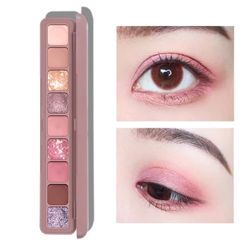 

New 9 Colors Eyeshadow Pallete Matte Shimmer Nude Shine Long Lasting Women Professtional Eyeshodow Pigment Powder Cosmetics