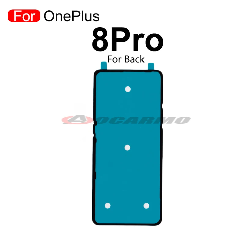5Pcs For OnePlus 6 6T 7 7T 7Pro 8 9 Pro 9RT Nord 1+8 8T 9R 9Pro Back Door Battery Cover Adhesive Sticker Glue Tape Replacement