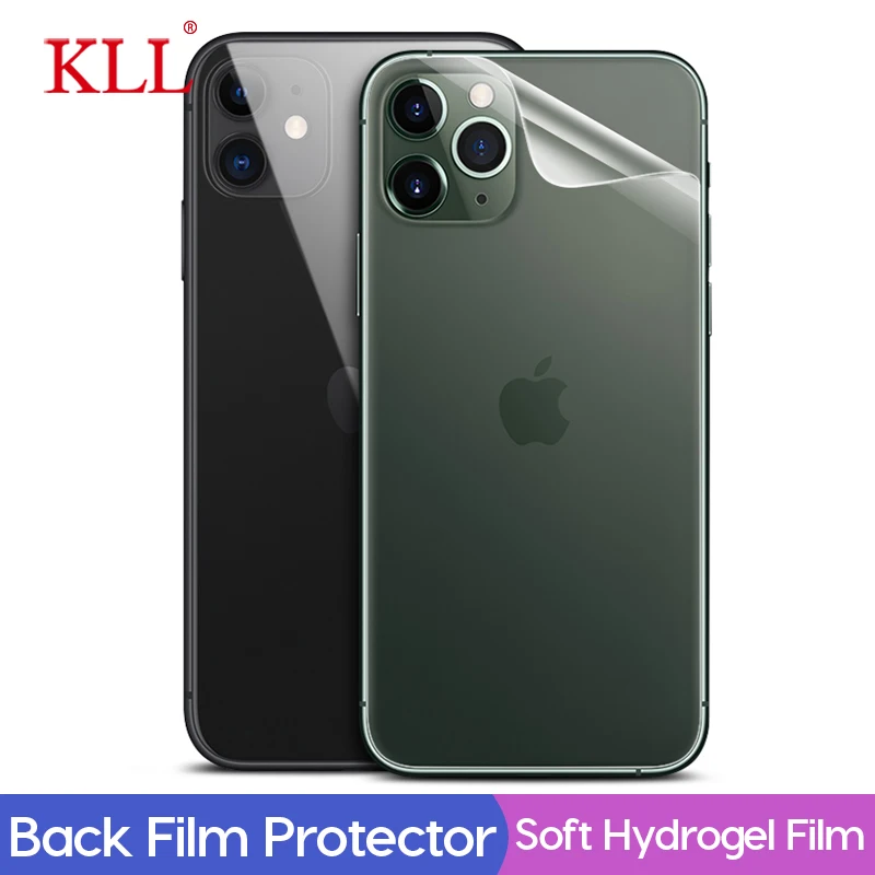 10D полное покрытие гидрогель задняя пленка для iPhone 11 Pro Max X Xs Xr крышка протектор 7 6
