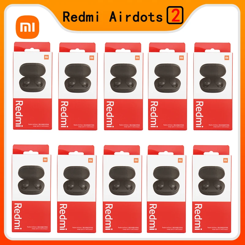 TWS-стереонаушники Xiaomi Redmi Airdots 2 с поддержкой Bluetooth 5 0 и микрофоном | Электроника