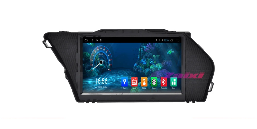 Discount Car Android System 1080P IPS LCD Screen For Mercedes Benz GLK X204 2014~2016 Car Radio Player GPS Navigation BT WiFi AUX 1