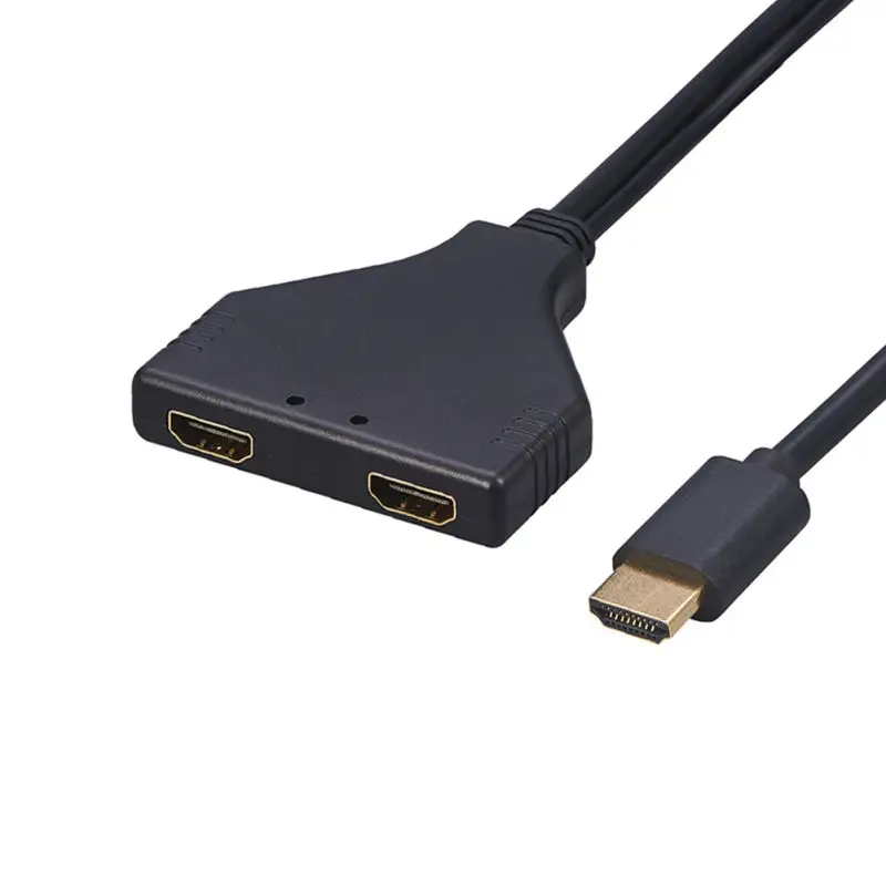 HDMI 2,0 двойной 4K X 2K 1 в 2 Выход HDMI штекер 2 HDMI Женский UHD адаптер конвертер сплиттер кабеля кабель